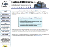 Tablet Screenshot of easternhvaccontrols.com